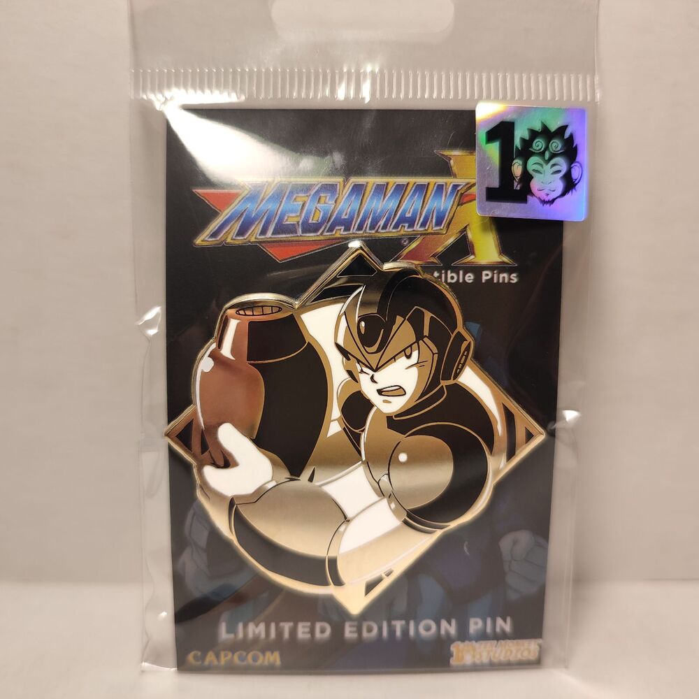 Mega Man X Base Armor Enamel Pin Limited Edition Official Capcom Collectible